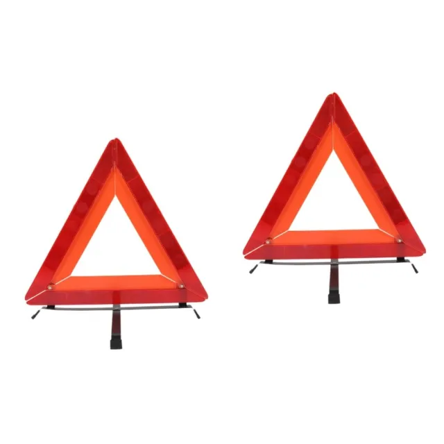 2 pezzi treppiede auto kit emergenza avvertimento triangolo segnale di arresto