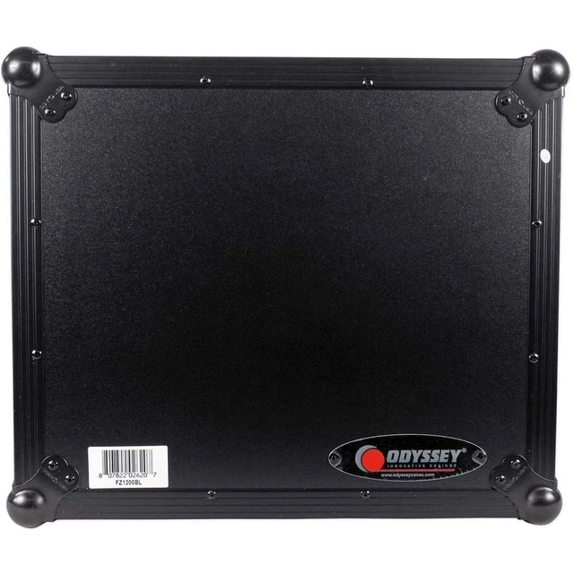 2 Odyssey FZ1200BL Technics 1200 Style Turntable Cases for Numark/Stanton Mixers 3