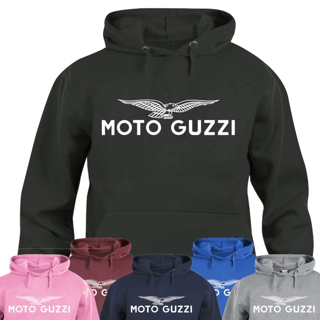 Felpa con cappuccio personalizzata Maglia manica lunga Moto Guzzi