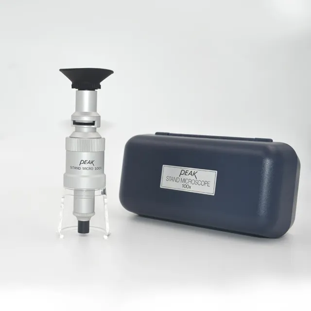 Stand Microscope Portable Loupe 100X With Standard Scale Original PEAK 2008-100X