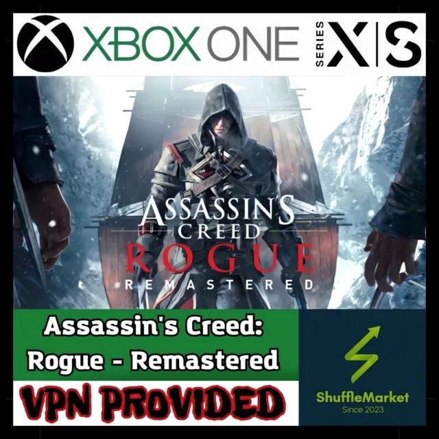 ASSASSIN'S CREED ROGUE REMASTERED PS4 PLAYSTATION 4 PAL UK CON  ITALIANO NUOVO