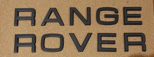 Range Rover Letter Kit RANGE ROVER CLASSIC Bonnet/Tailgate Letter set £57.90 - PicClick UK