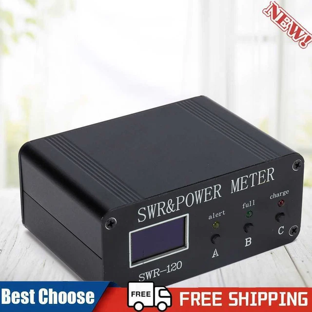 Misuratore di potenza 1,8 MHz-50 MHz Tipo-C Carica 0,5W-120W Watt Metro con indicatore