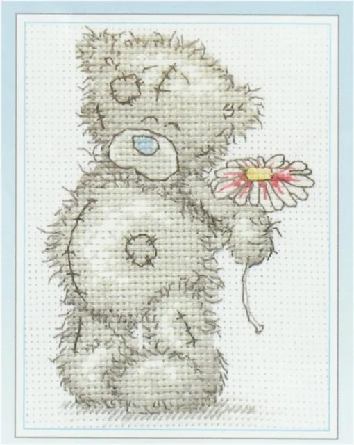 A Flower For You Me To You Tatty Teddy Bear Counted Cross Stitch Ex Kit Pattern