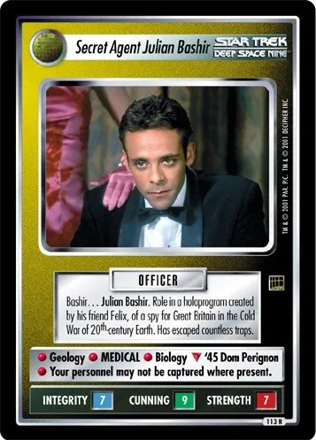 Secret Agent Julian Bashir - Holodeck Adventures - Star Trek CCG 1E