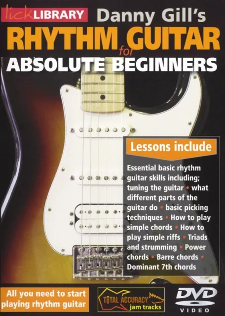 Lick Library RHYTHM GUITAR for ABSOLUTE BEGINNERS Video Lessons DVD Danny Gill