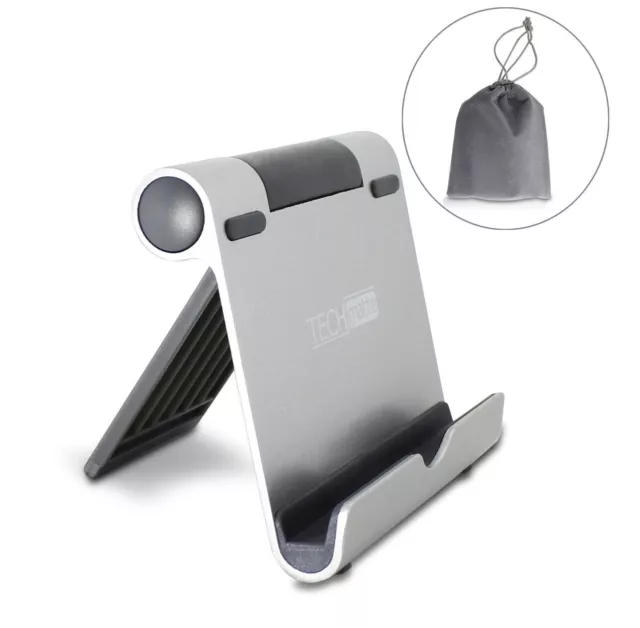 NEW! iPad Stand TechMatte Multi-Angle Aluminum Holder Tablets, E-Readers, etc!