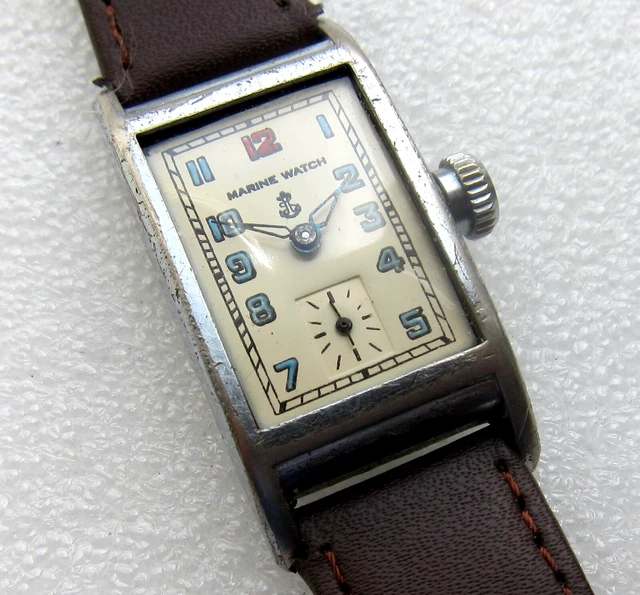 Montre Vintage HUMA Années 1930-40 - Mouvement Mécanique Suisse - Boîtier Plaqué Or - Fonctionne