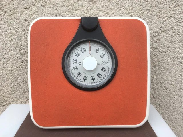 Pèse-personne Mécanique Testut Vintage – Balance Orange – Années 70/80
