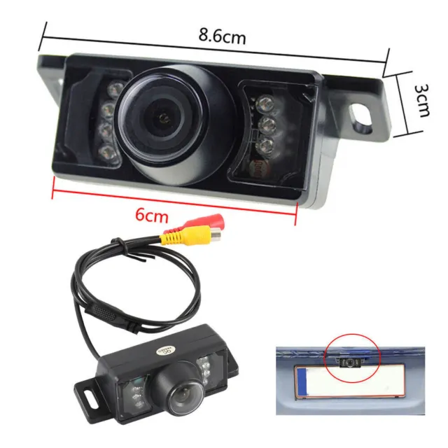 Waterproof HD Camera Car Reverse Backup Night Vision Rear View Parking Cam UK