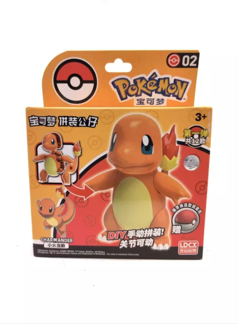 Pokemon Glumanda DIY Figur zum Zusammenbauen Spielzeug Geschenk