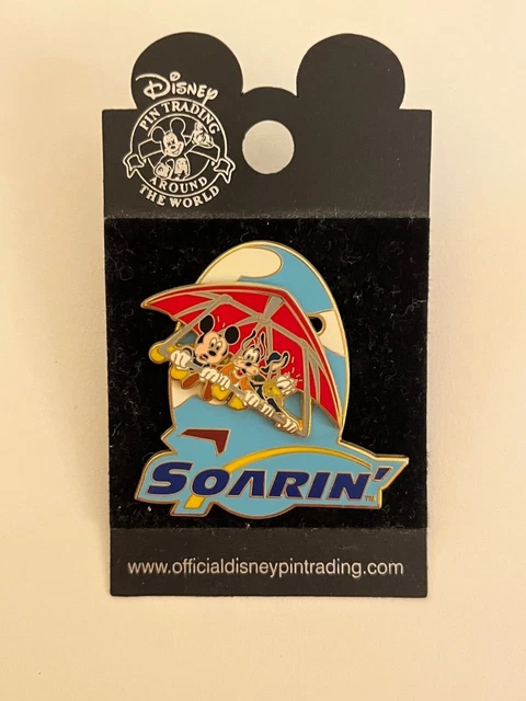 Disney Soarin Lapel Pin Mickey Goofy Donald