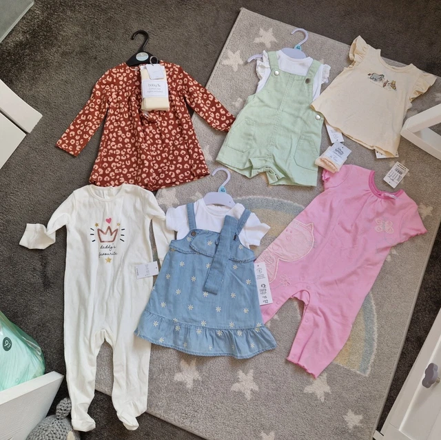 baby girls 6-9 months clothes bundle all brand new with tags
