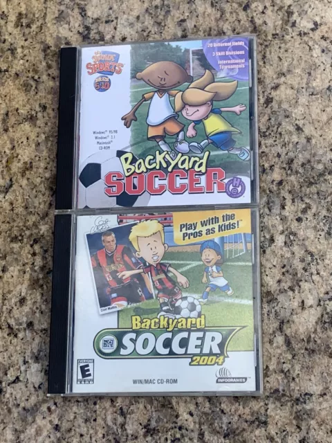 Vintage~Backyard Football & Soccer~CD-ROM~Humongous Games~PC Windows & Mac