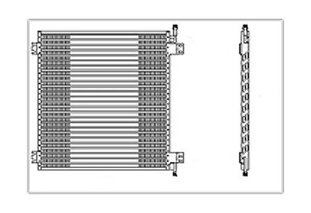 1994-1997 FORD L9000 LA9000 LN9000 LT9000 Series Condenser
