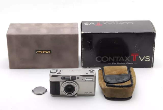 LCD Works [NEAR MINT in BOX]  Contax TVS Point & Shoot 35mm Compact Camera JAPAN
