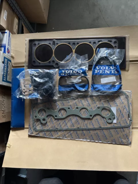 VOLVO PENTA,GENUINE MARINE OVERHAUL GASKET SET;P/N 876301.open Box,some Missing?