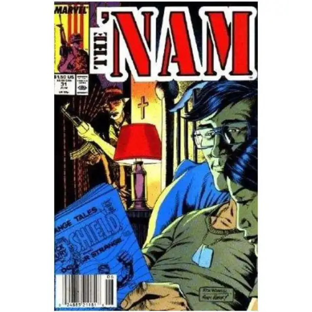 Nam (1986 series) #31 Newsstand in Near Mint minus condition. Marvel comics [g^