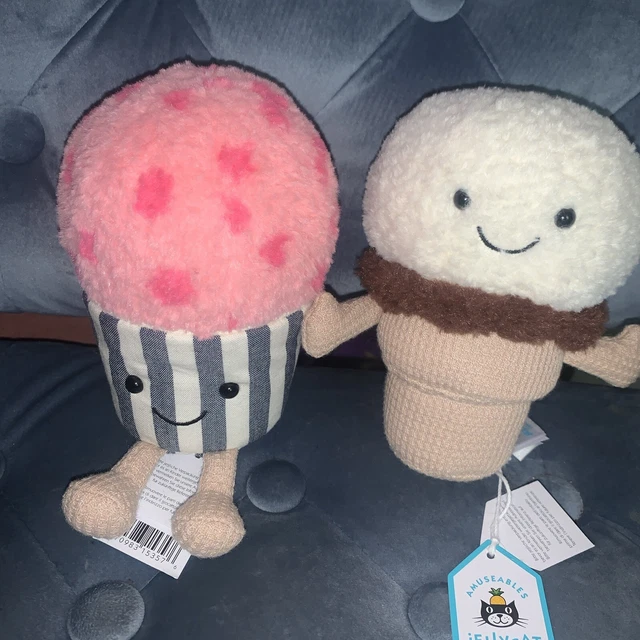 JELLYCAT GELATO 🍧 & Ice Cream Cone 🍦 Summer Release BNWT ☀️🍧🍦🌸 £49.00 PicClick UK