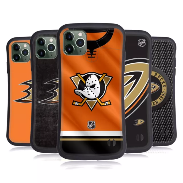 OFFICIAL NHL ANAHEIM DUCKS HYBRID CASE FOR APPLE iPHONES PHONES