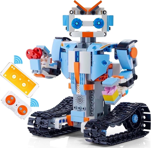 Building Robot Remote Control Blocks Kit Intelligent RC Toy APP STEM Bricks E...