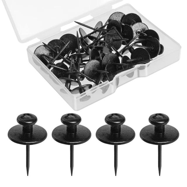 32PCS Picture Hanger Nails Double Headed Push Pins Used For Hanging Picture P...
