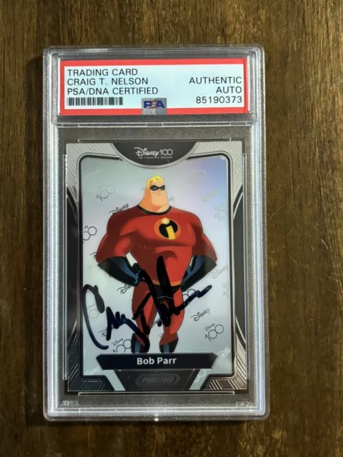 Craig T Nelson Signed Bob Parr The Incredibles Disney 100 Kakawow Card Psa