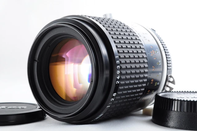 NIKON Ai-S Micro-NIKKOR 105mm F2.8 MF Macro Lens For F Mount From JAPAN #2493