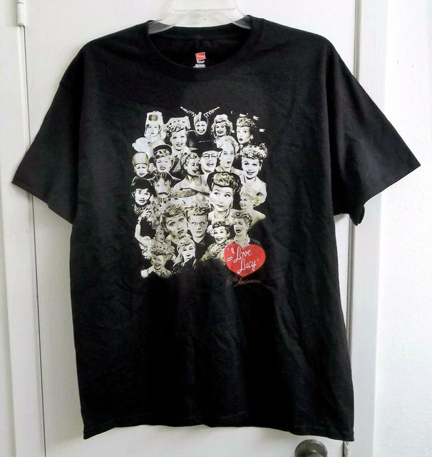 I Love Lucy 60th Anniversary T-Shirt Adult XL X-Large with Many Characters