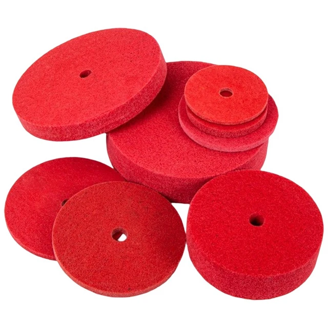 16 mm disco de pulido anti alta temperatura eficiente fibra roja asequible