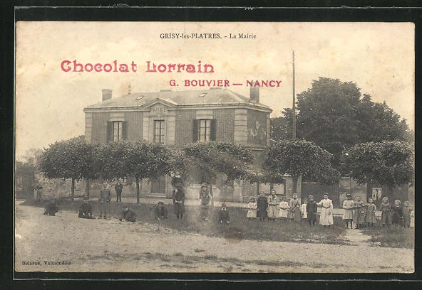 CPA Grisy-les-Platres, La Mairie, Hôtel de Ville