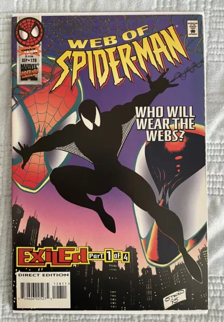 Marvel Comics Web of Spider-Man #128 1995 (VF/NM 9.0) Pat Broderick (Clone Saga)