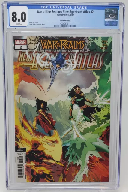 War of the Realms: New Agents of Atlas #2 CGC 8.0 (Marvel 2019) Second Printing