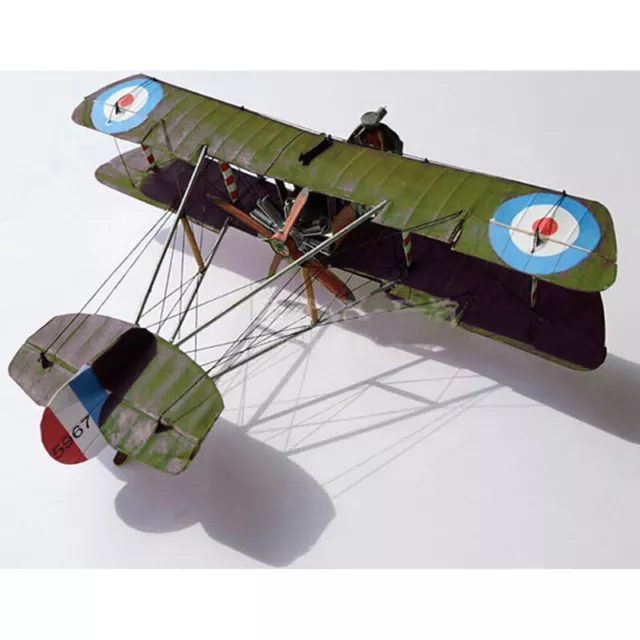 1:33 Scale WWI Airco DH.2 British Single-seat Biplane Aircraft Paper ModeY;c;