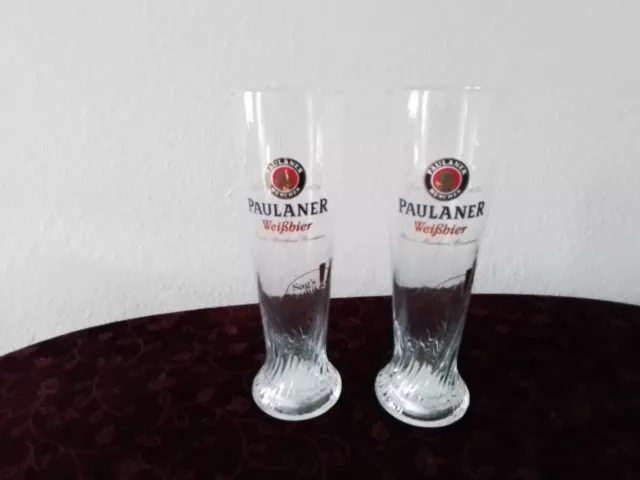 PAULANER     WEIßBIER    GLAS       0,5 l         DAS SPRECHENDE GLAS  2 Stk.