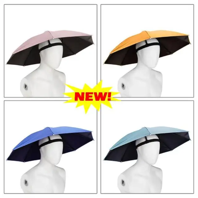 Sun Hat Novelty Outdoor Hat Fishing Festival Golf Foldable Sun Hat Umbrella·HOT-