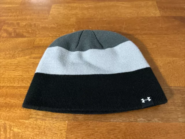 Under Armour Beanie Toboggan Youth Black Gray