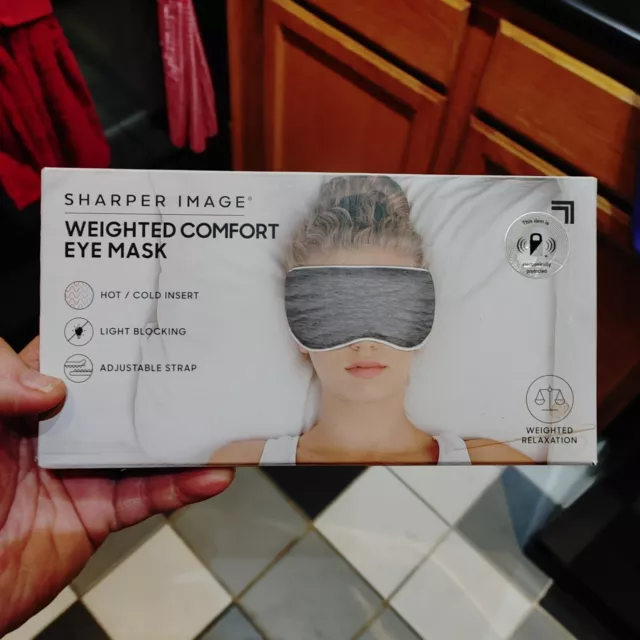 Sharper Image Weighted Comfort Eye Mask - Hot/Cold Weight Insert