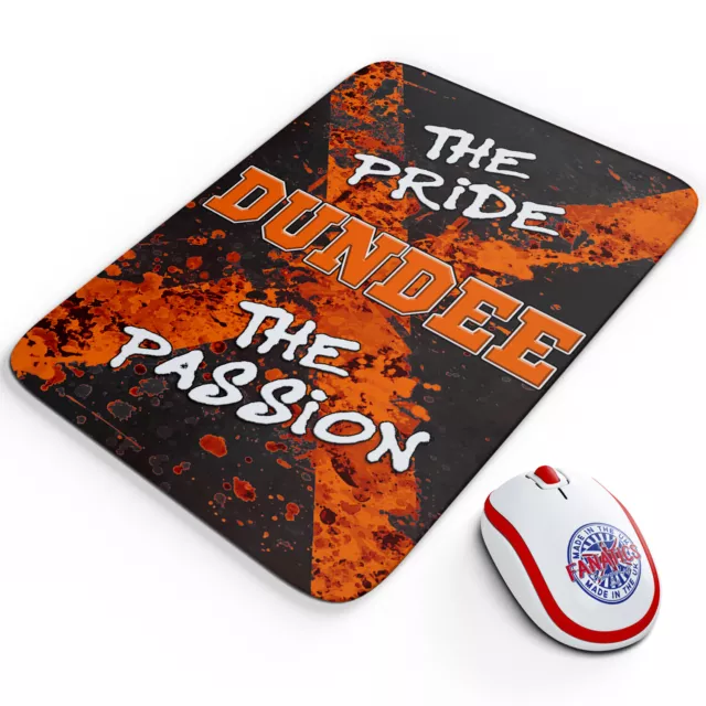 Dundee Mouse Mat Football Office Work Pad Pride & Passion PC Dad Men Gift PR24