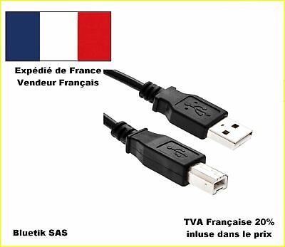 B & M CORDON USB 2.0 ECO TYPE A/B M/M CORDON 1,80m GRIS IMPRIMANTE 
