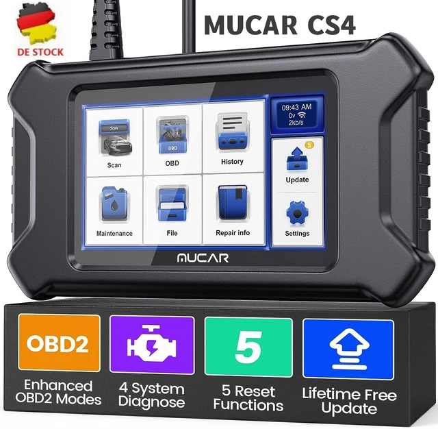 Apparecchi diagnostici New MUCAR CS4 professionale veicolo obd2 strumento scanner Autovin ABS SRS ECM TCM