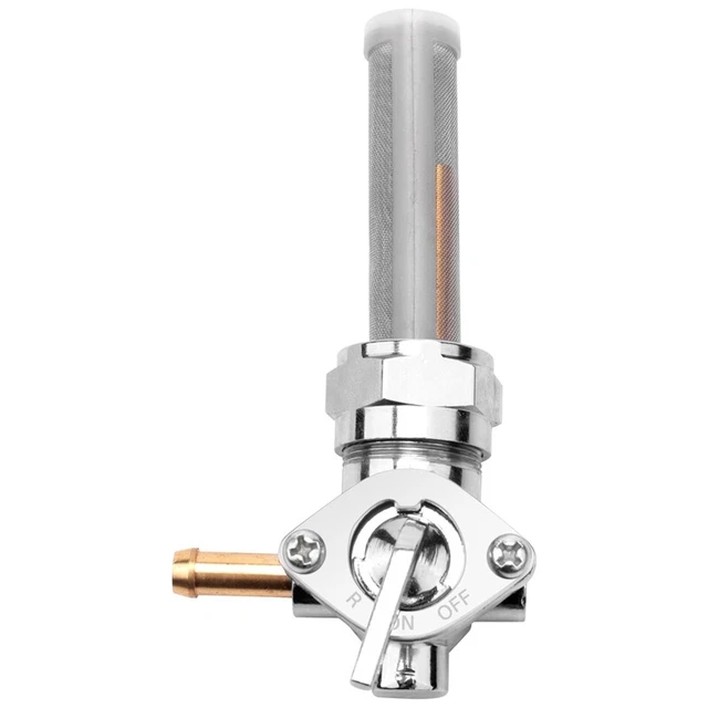 Fuel Petcock Uscita Sinistra 22mm Sostituzione per Big Twin 1975- 13/16 pollici Moto X7F7