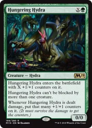 mtg magic 2019 m19 Hungering Hydra FRENCH vf fr Hydre affamée