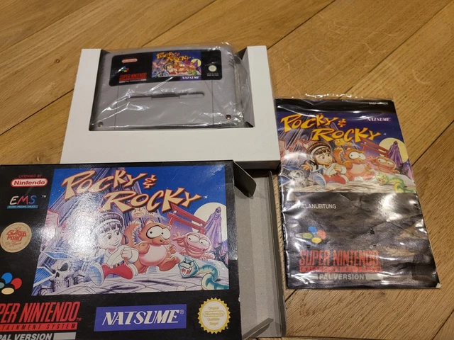 Jeu Super Nintendo SNES Pocky & Rocky complet