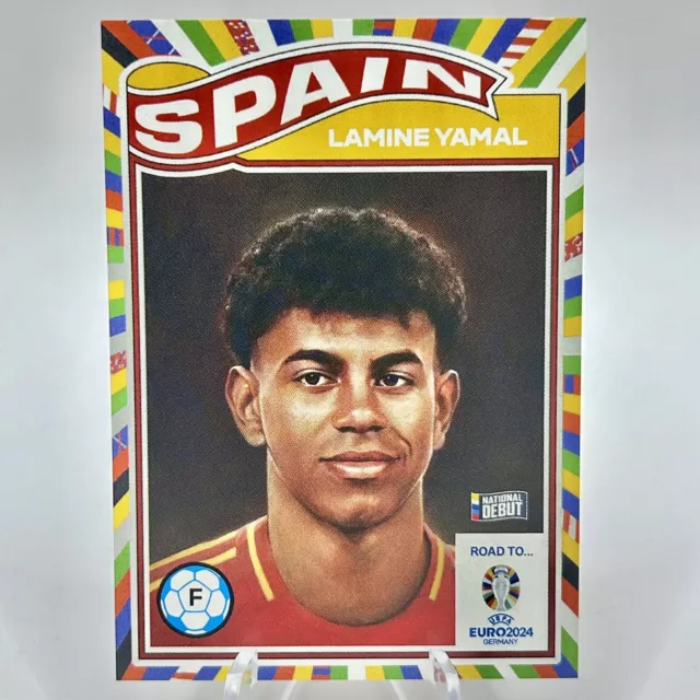 LAMINE YAMAL 2024 Topps Finest UCL Living Set Road To Euros 4 National