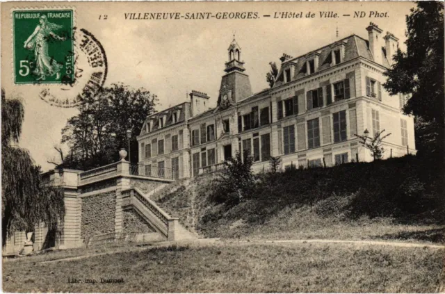 CPA AK Villeneuve St.Georges L'Hotel de Ville FRANCE (1282880)