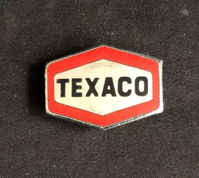 Texaco Enamel Petrol Petroleum Motor Oil Gas Lapel Pin Button Badge