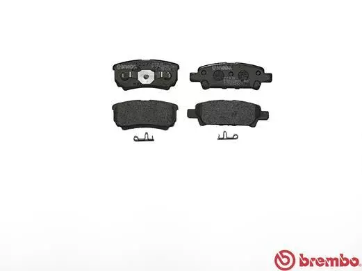 Brake Pads Set fits MITSUBISHI LANCER Mk8 2.0D Rear 2008 on Brembo 4605A336 New 2