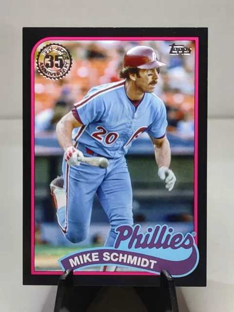 MIKE SCHMIDT 2024 Topps Series 1 1989 Retro Design SP Black Parallel Card #/299