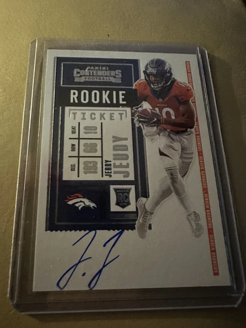 2020 Panini Contenders Optic Ticket RPS Jerry Jeudy #106 Rookie Auto RC